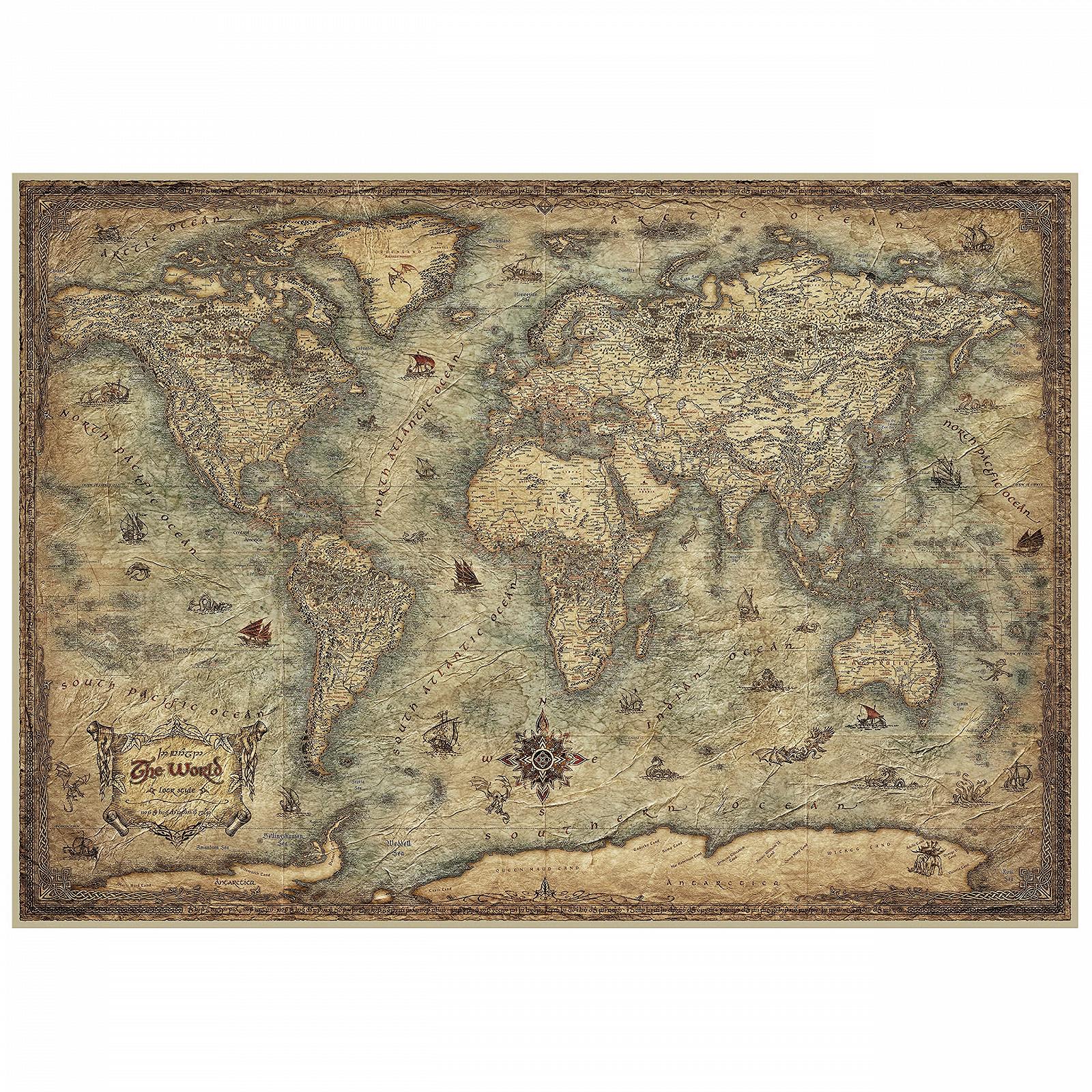 Пазл Educa 19567 Antique World Map 3000 деталей, фото №3