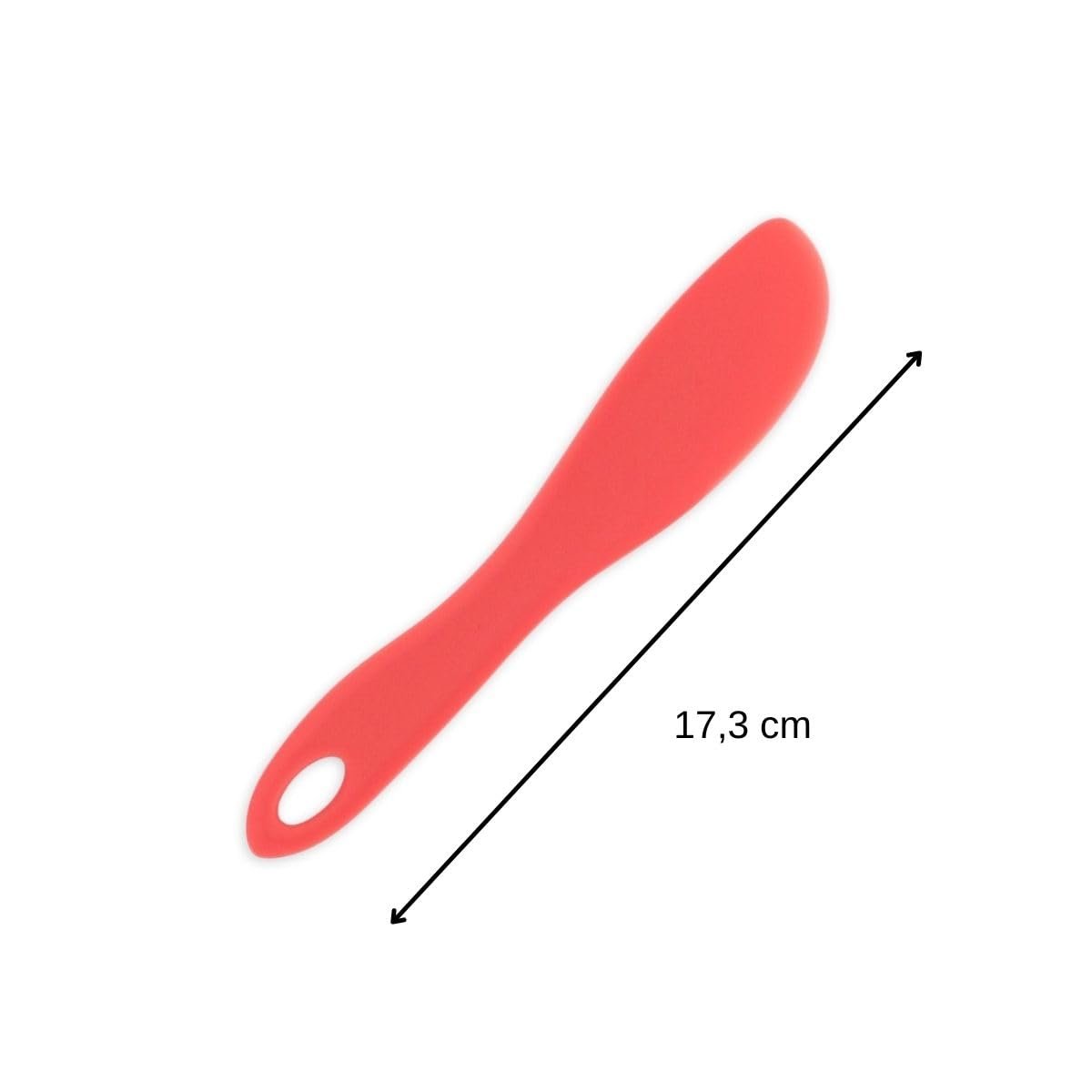 Лопатка для намазывания Fackelmann 40214 нейлоновая красная 17.3 x 3.3 см, фото №3