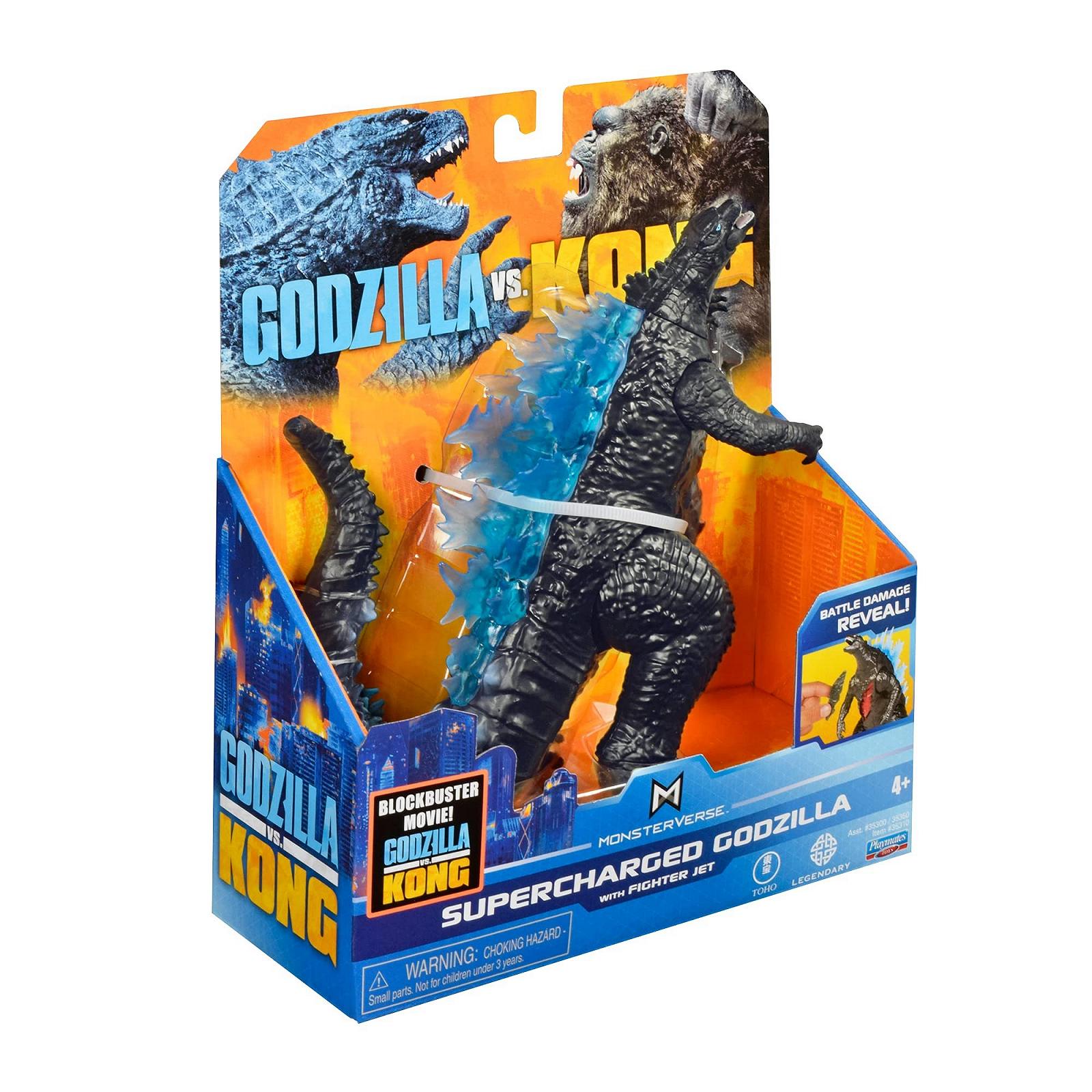 Фігурка Годзілли Supercharged Godzilla 15,24 см з винищувачем, фото №7