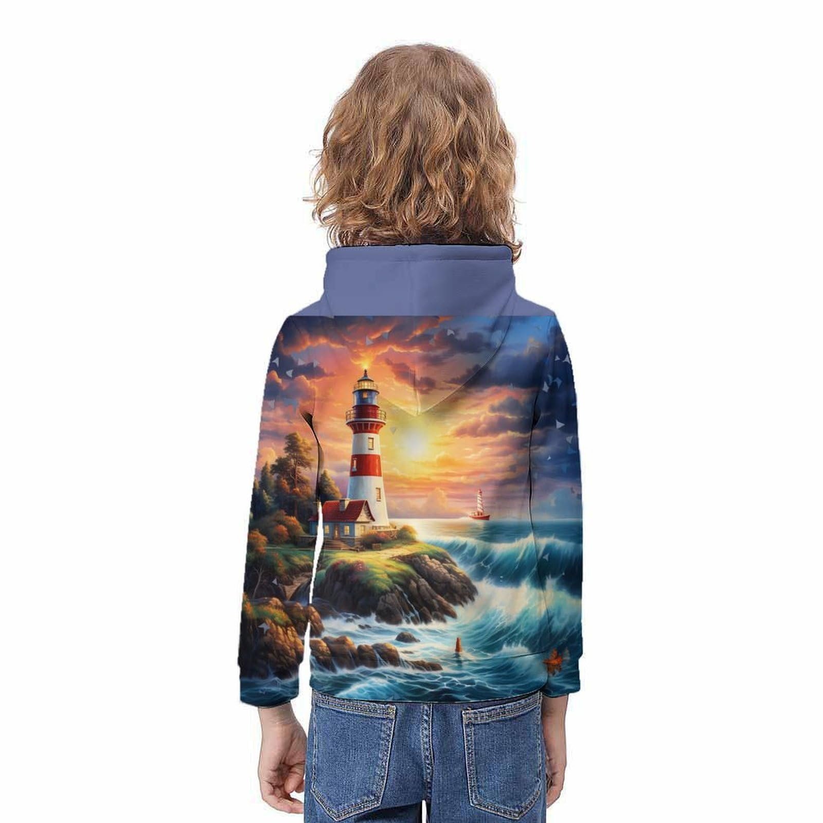 Худі KHHKJBVCE Leopard 3D для дітей, спортивний, фото №4