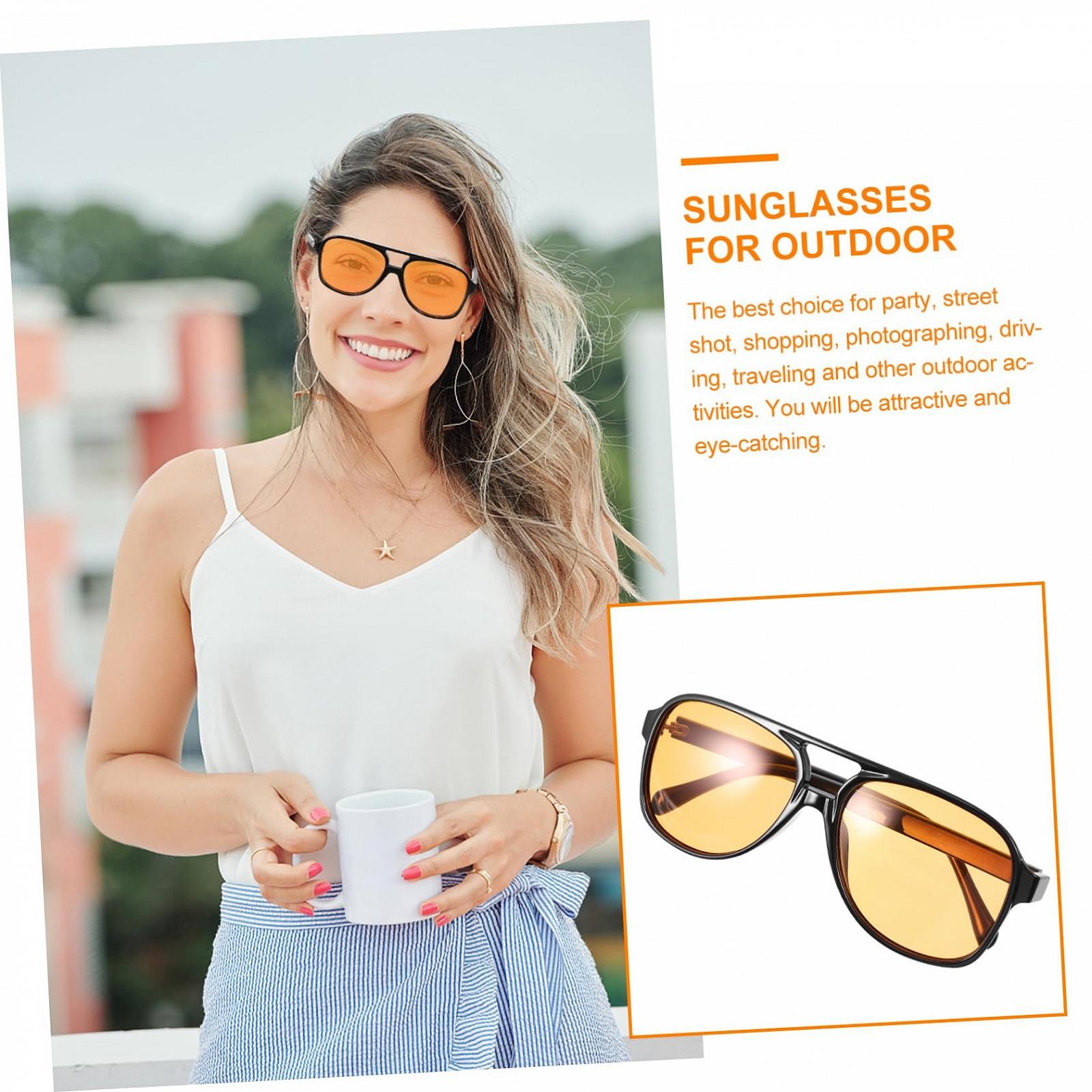 Солнцезащитные очки PACKOVE Винтаж без оправы 3 шт., фото №4