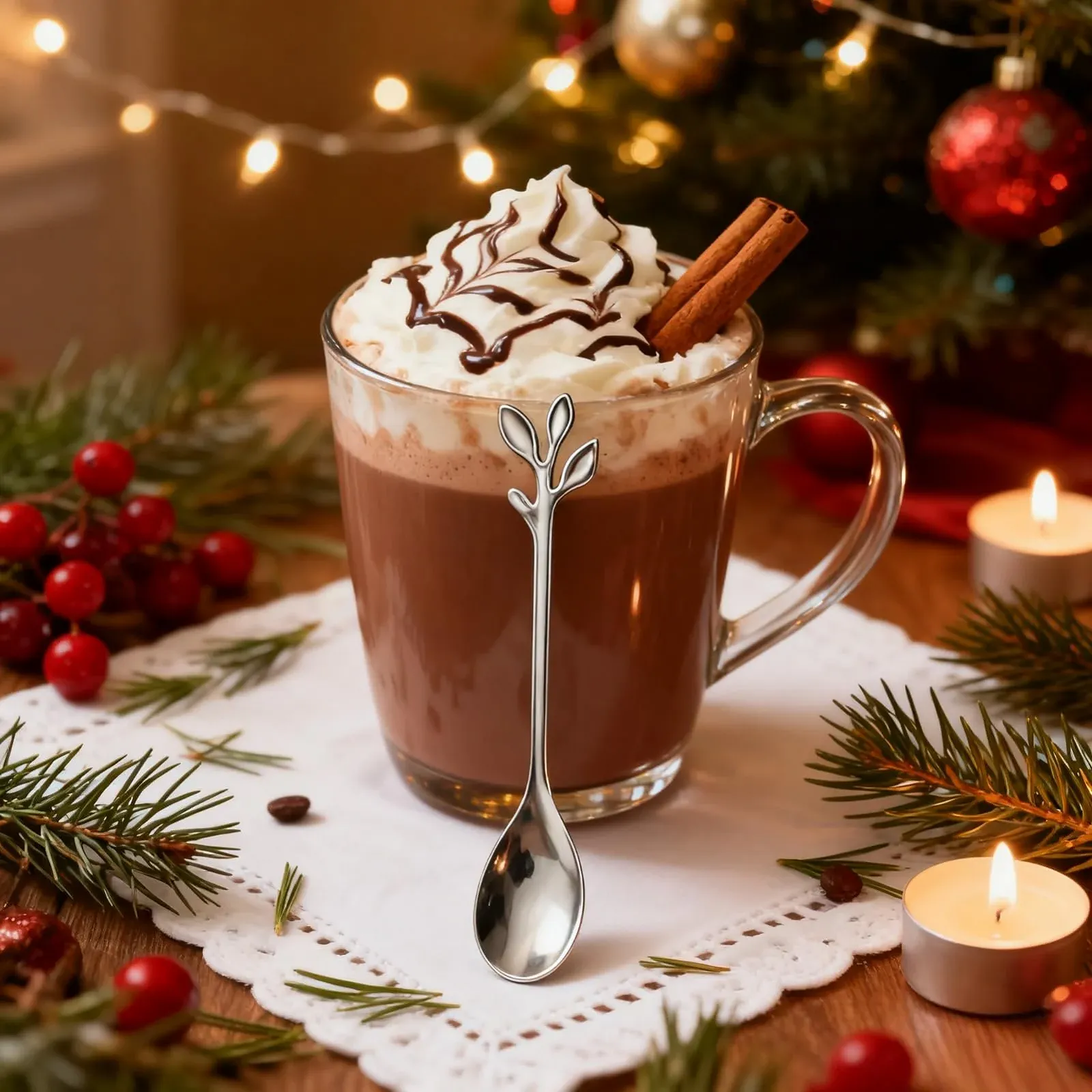 Кавові ложки з нержавіючої сталі Leaf, 12 шт, маленькі, фото №2