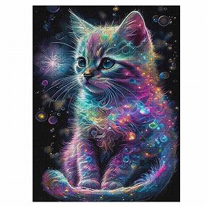 Пазл Кіт 500 елементів дерев'яний 55 x 41 см - Фото 1