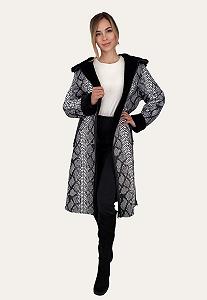 Жіноче пальто зі шкіри ягняти Hollert Venomous Chic synthetic.ua - Фото 1