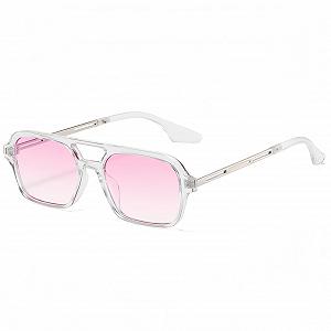 Модні вінтажні квадратні сонцезахисні окуляри для чоловіків і жінок WDZAYXC - Фото 1