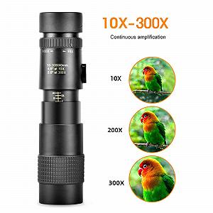 Монокуляр 10–300 x 40 мм HD водонепроникний synthetic.ua - Фото 1