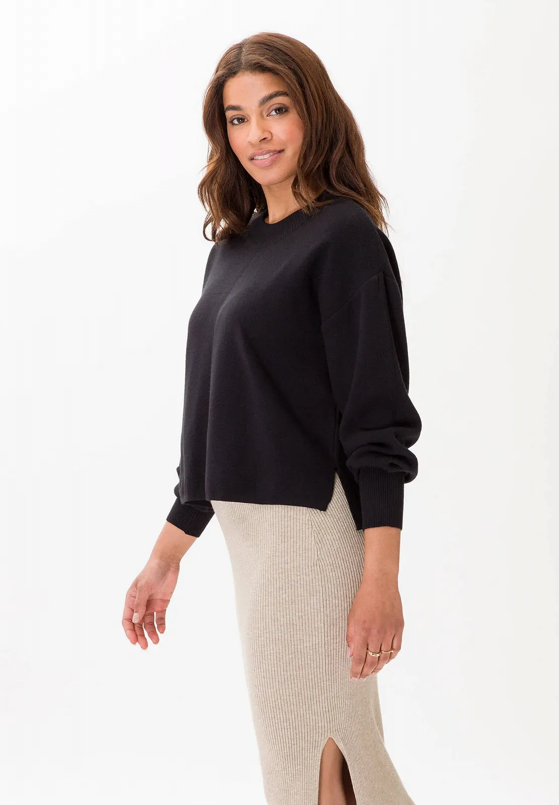 Женский свитер джемпер Les Lunes The Nola Sweater Black - M, фото №2