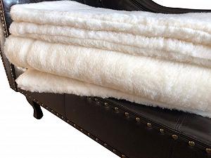 Покривало Merino двостороння 135 x 200 см 100% вовна мериноса synthetic.ua - Фото 1