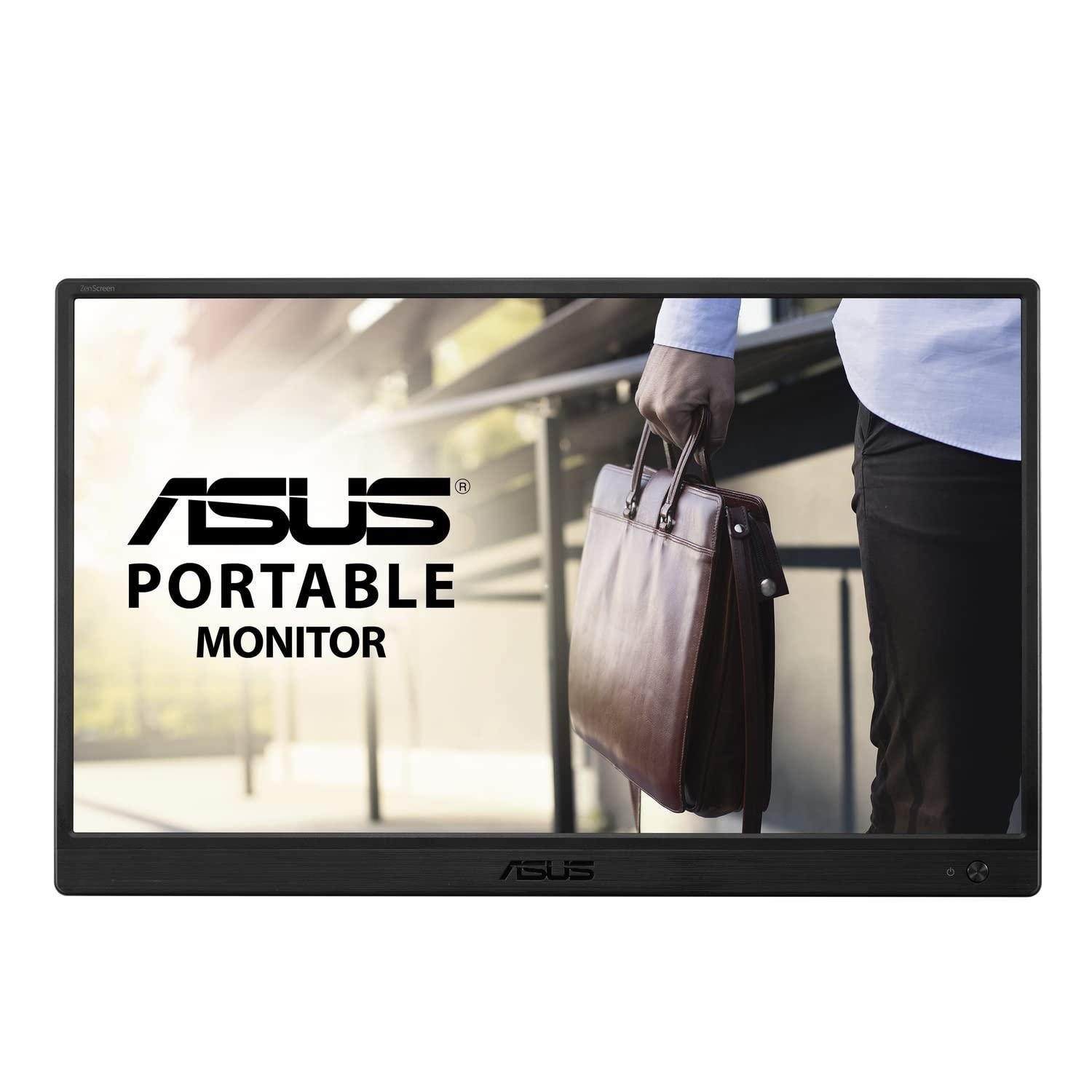 Монітор ASUS ZenScreen MB165B 15.6 дюймів Портативний USB HD Чорний, фото №3