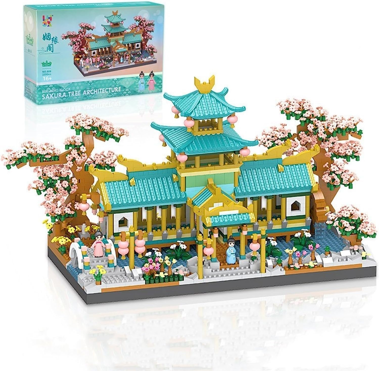 Модель Nano Mini Architecture Garden Marriage Pavilion 2350 Pieces, фото №1