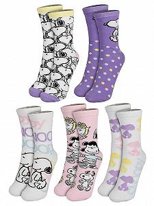 Носки United Labels The Peanuts Snoopy для женщин, 38-43, разноцветные, 5 пар - Фото 1
