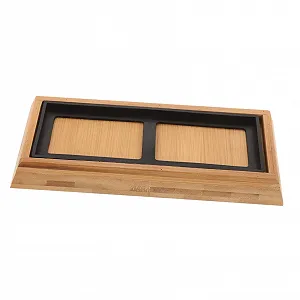 Тримач для точильного каменю Holibanna Бамбуковий комплект - Фото 1