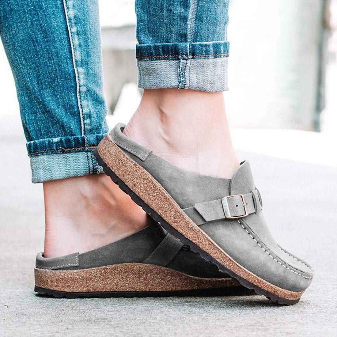 Женские Шлепанцы Летние Замшевые, фото №3