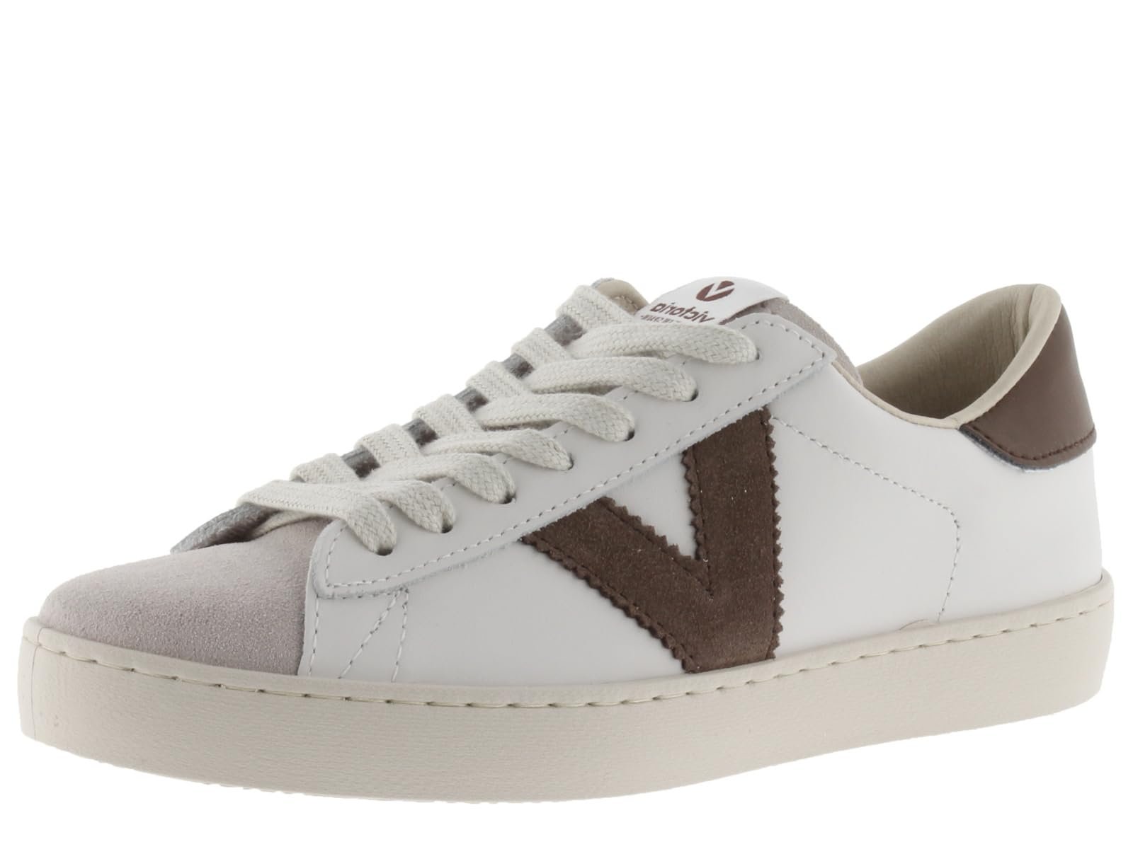 Кросівки Victoria Berlin Шкіра та Контрастні Деталі та Спліт Шкіра Носок 1126142, фото №1