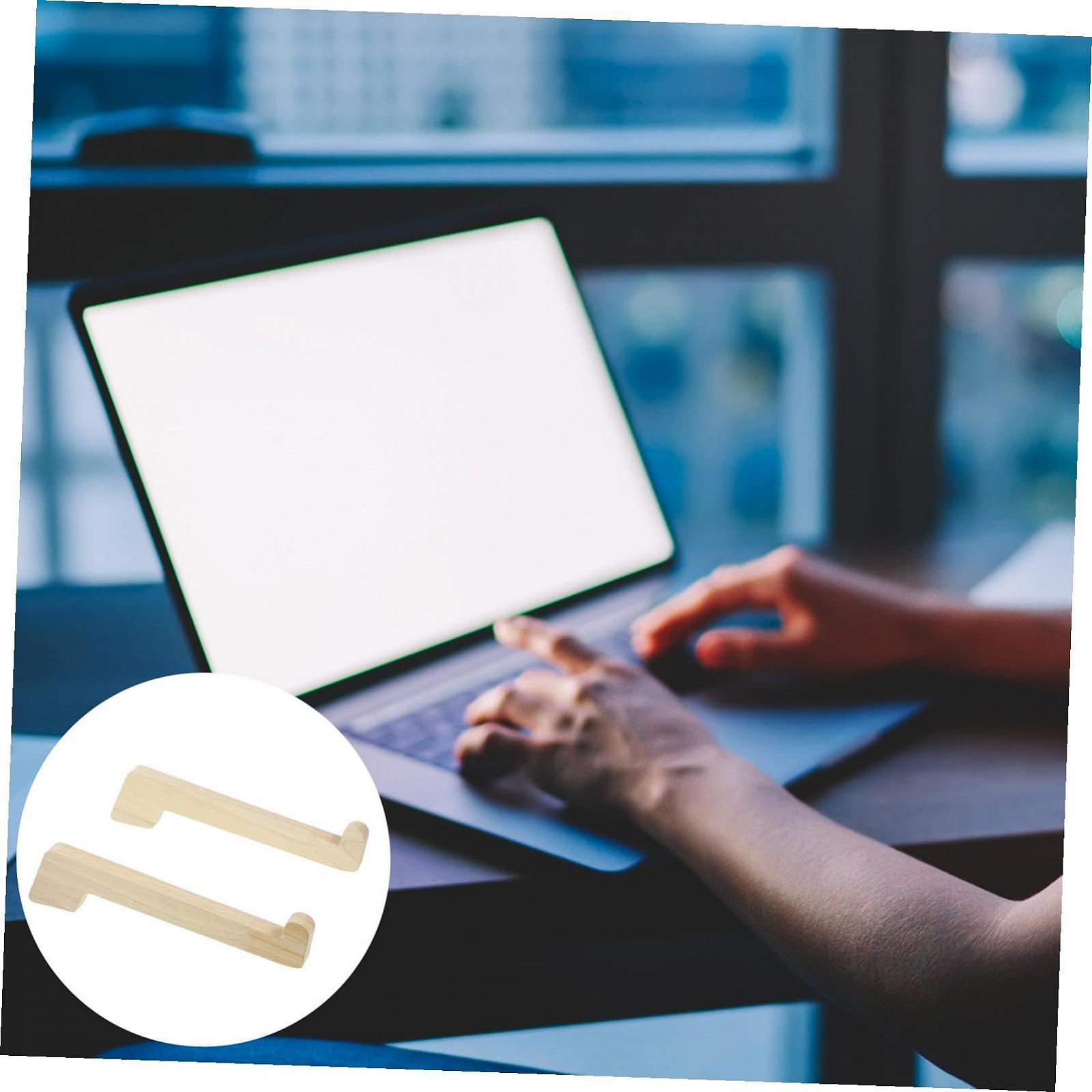 Подставка для ноутбука деревянная для стола, упаковка из 2 штук, фото №5