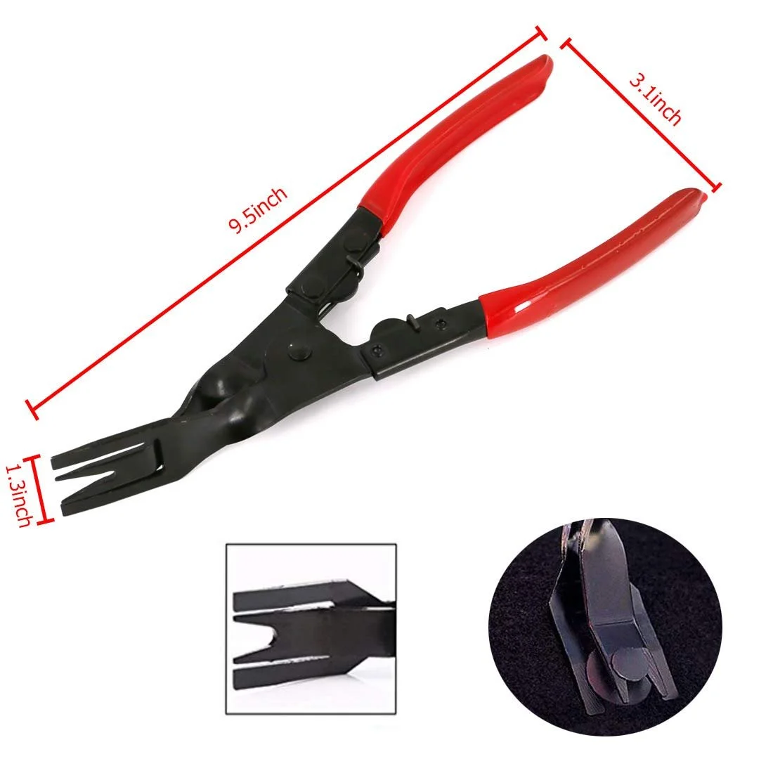 Набор клещей UTSAUTO для снятия клипс, 3 шт., фото №4