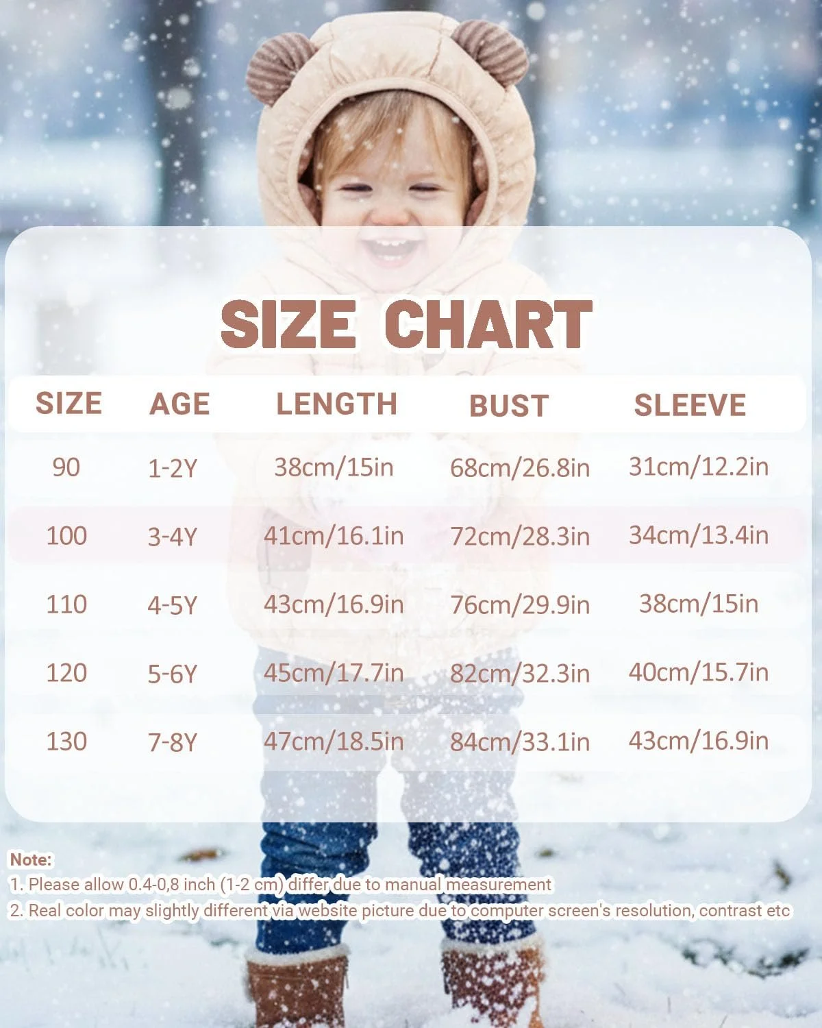 Зимова Куртка GigaCircle для Малюків Хлопчиків та Дівчаток, фото №6