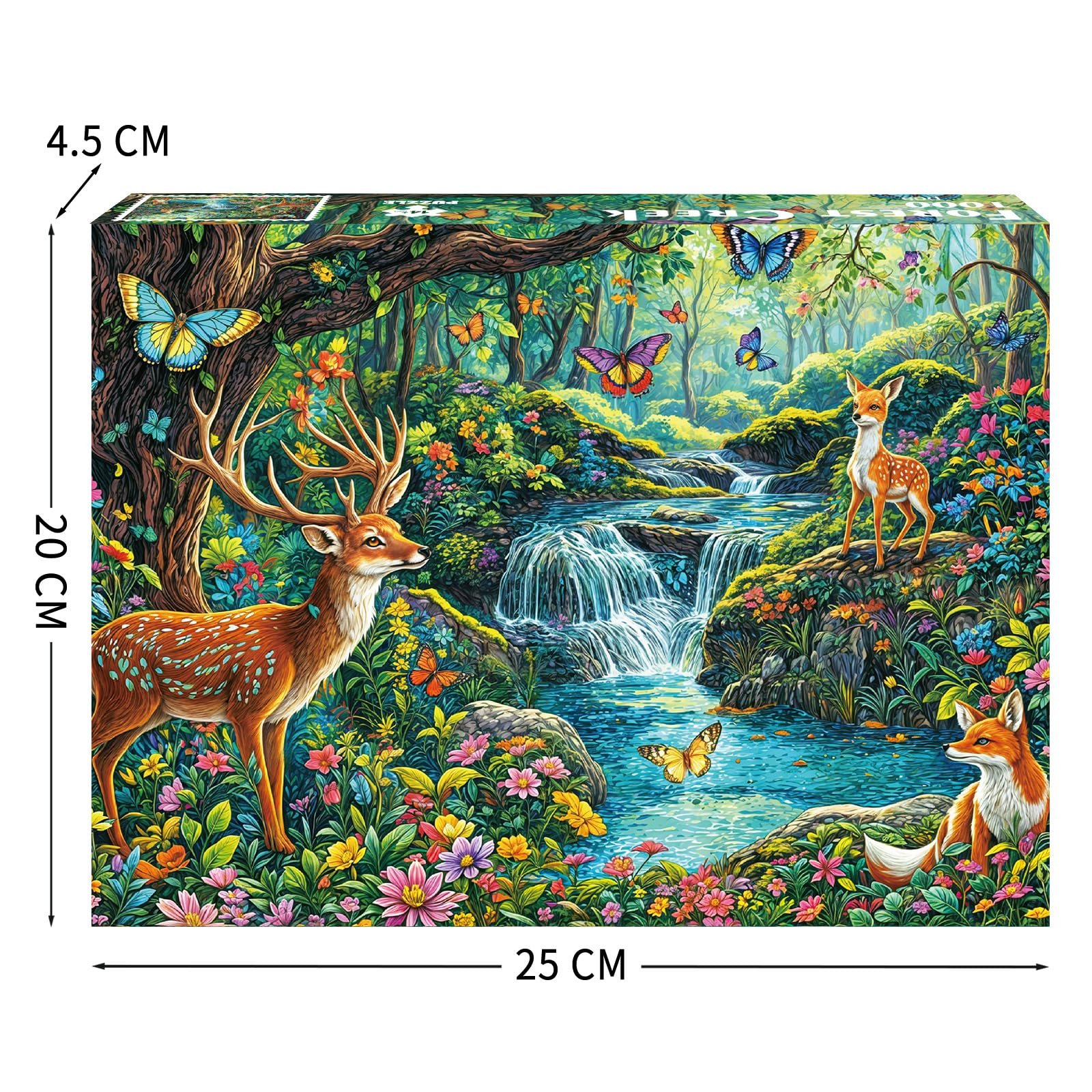 Пазл Forest Stream 1000 елементів 70 x 50 см для дорослих та дітей, фото №3