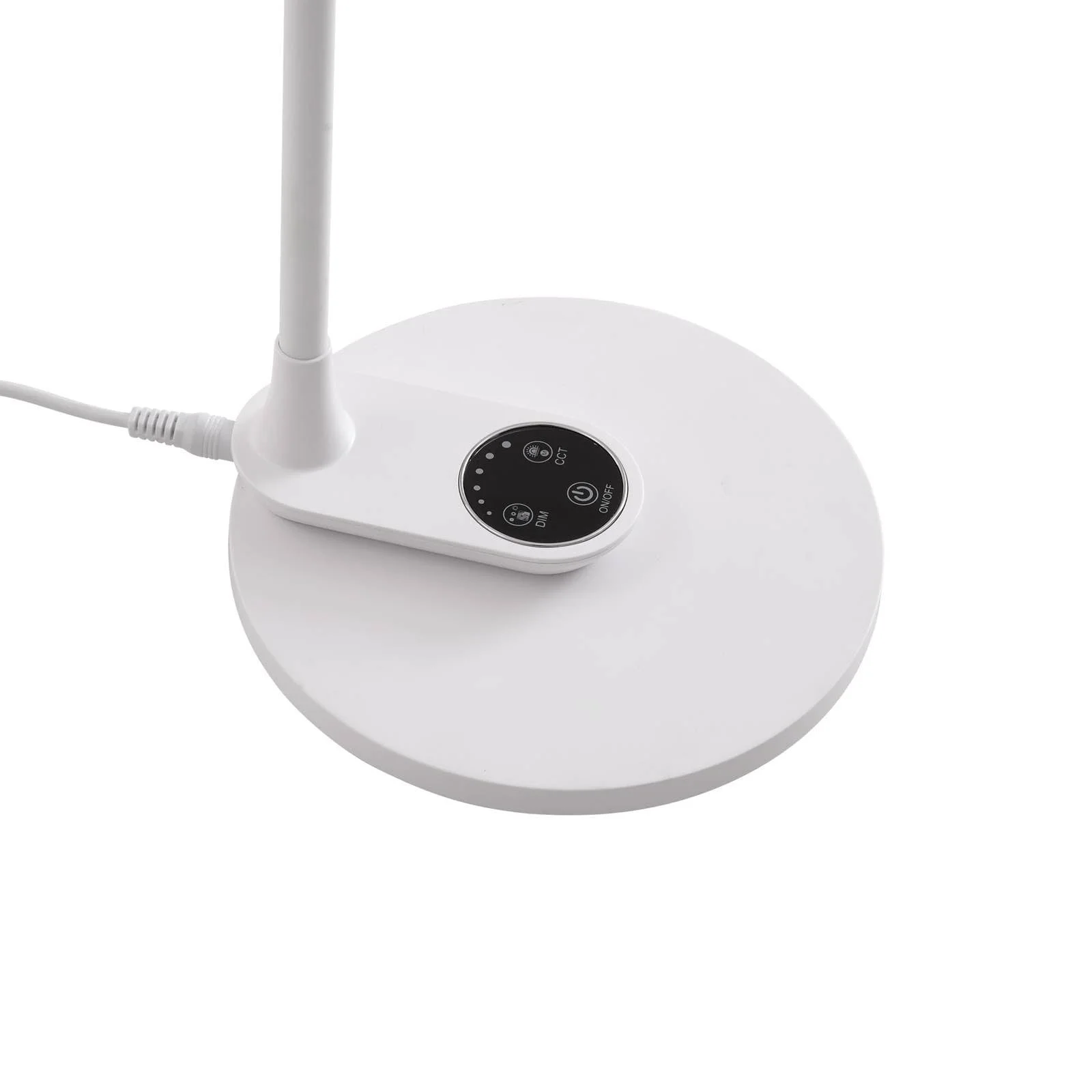 Настільна лампа Lindby Valtaria LED із сенсорним димером сучасна біла 1 лампа, фото №8