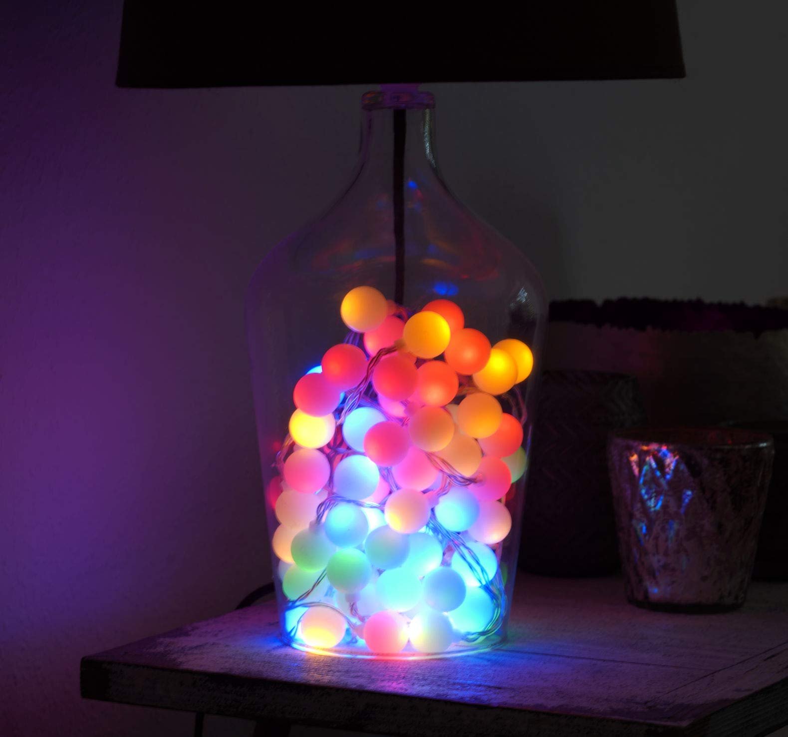 LED Гірлянда Spetebo 80 різнокольорових кульок, 16 м, фото №3