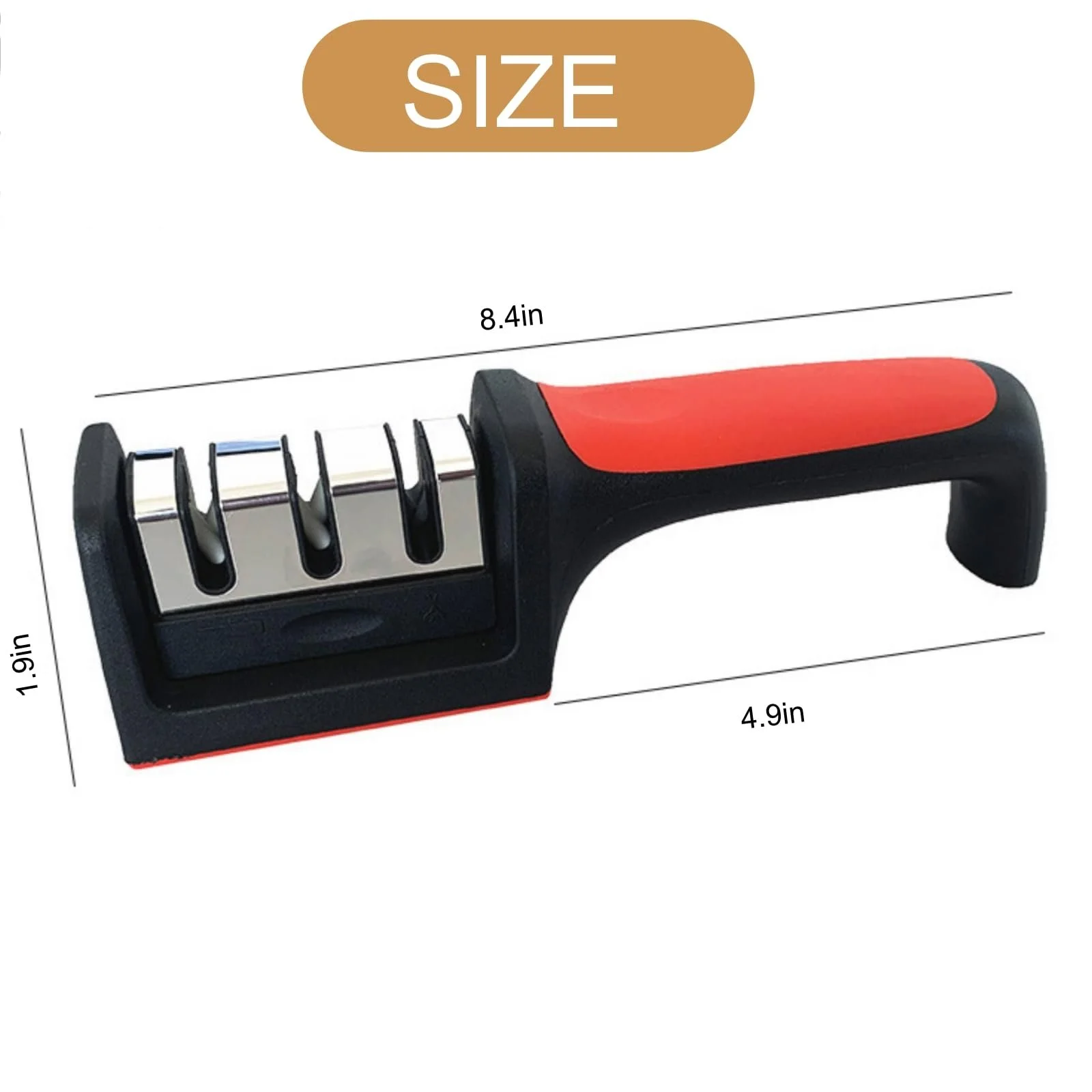 Точилка для ножів Boobeen багатофункціональна триступенева ручна прецизійна з фіксованим кутом, фото №6 Точилка для ножів Boobeen багатофункціональна триступенева ручна прецизійна з фіксованим кутом, фото №6