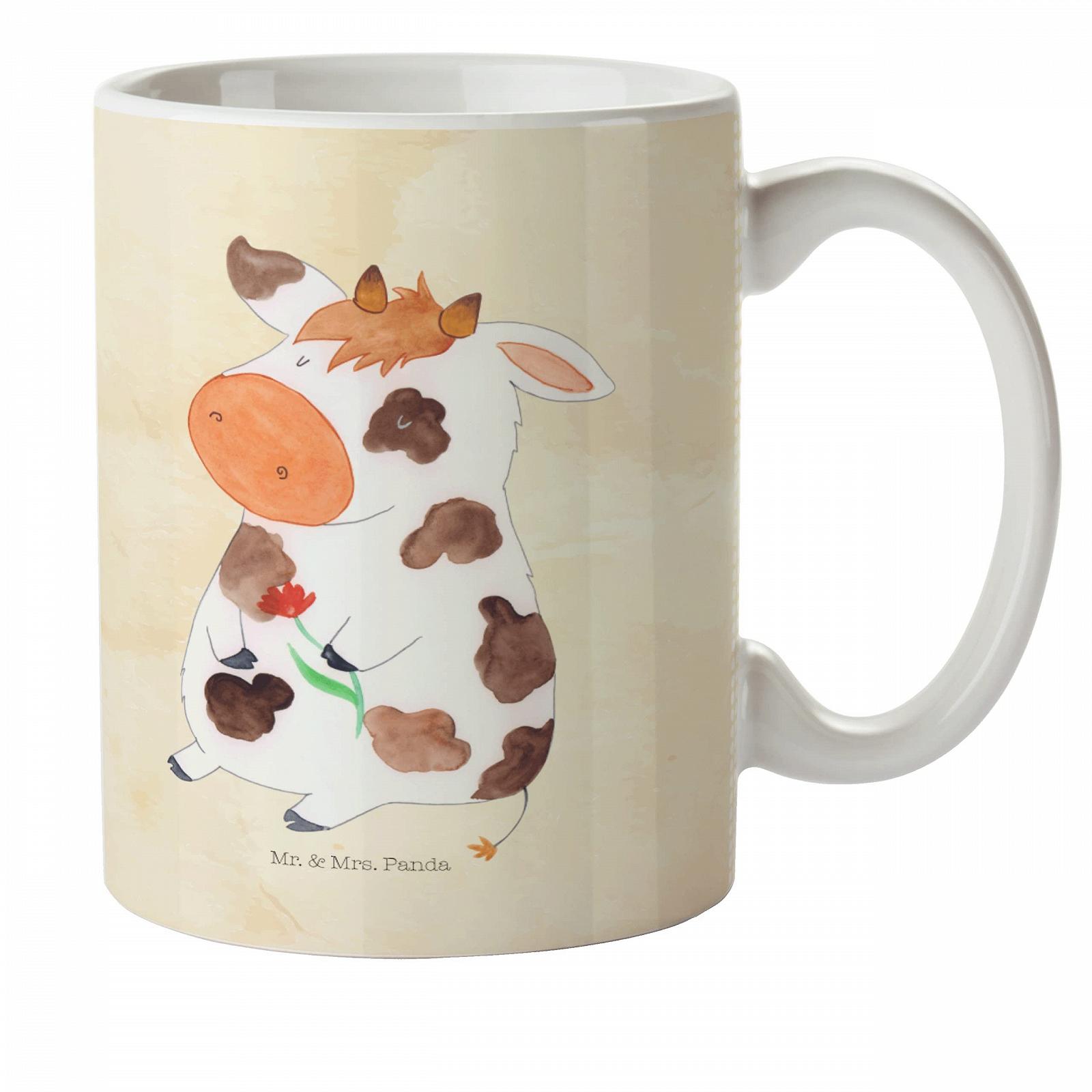 Детская Кружка Mr. & Mrs. Panda Корова Мотивация Фермер Животные Двор Сказка Дорожная Кружка Молоко Детская Кружка, фото №1