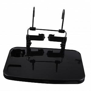 Автомобильный столик складной IMIKEYA Многофункциональный как подставка для ноутбука и держатель для напитков Регулируемый Складной Подходит для пассажира и заднего сиденья автомобиля Черный - Фото 1