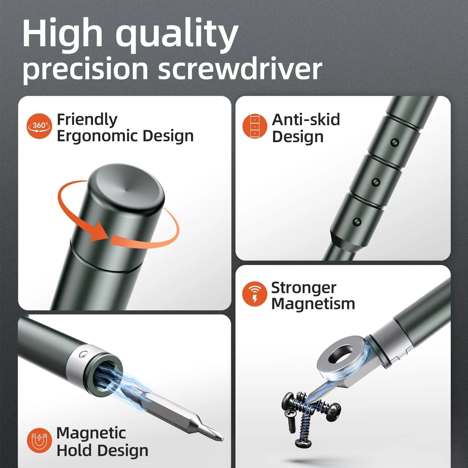 Набір викруток прецизійних JOREST 52-в-1 для електроніки та годинників, фото №2