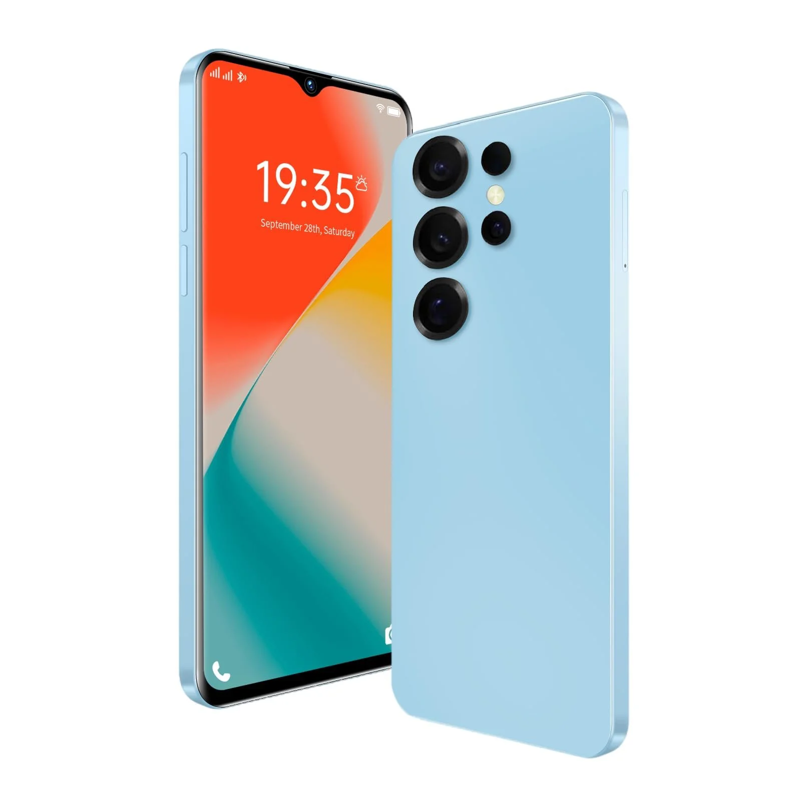 Смартфон 6.52" HD 4GB RAM 64GB ROM TF 256GB 4G LTE 5MP+16MP 4000 мАч 8-ядерный Светло-фиолетовый (Light Purple), фото №1