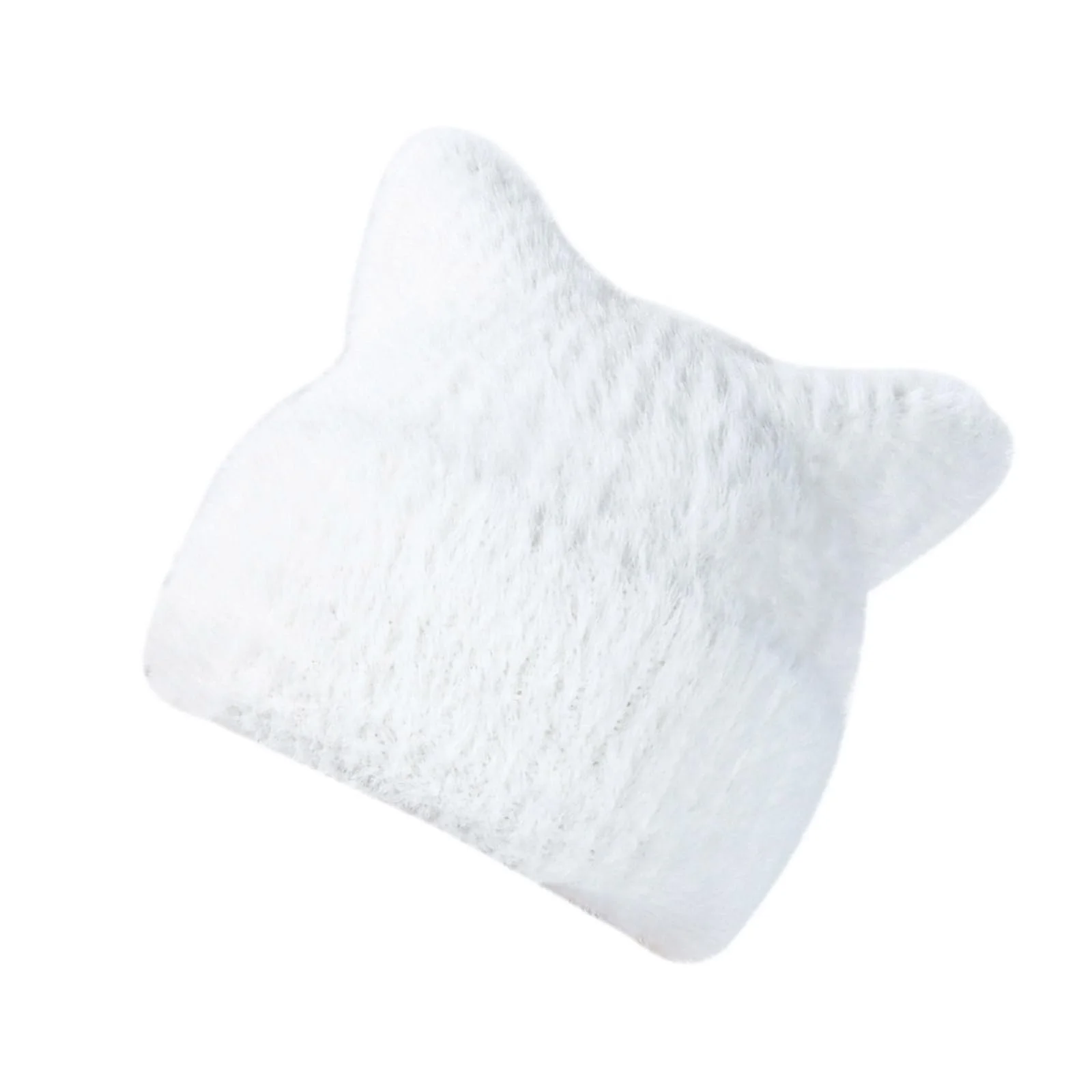 Шапка Ldabrye В'язана шапка з вушками кошеняти Однотонна, фото №8 Шапка Ldabrye В'язана шапка з вушками кошеняти Однотонна, фото №8