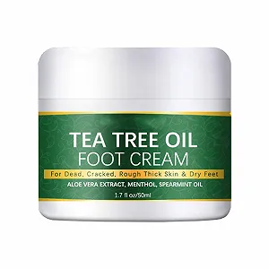 Крем для ног Увлажняющий против трещин с маслом чайного дерева и мочевиной 50 мл 1 шт. - Фото 1