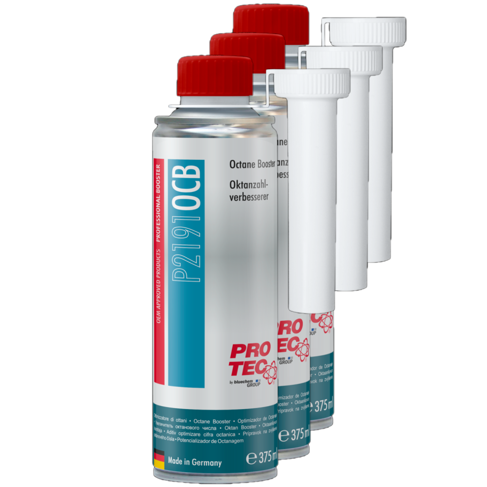 Октаноповышающая присадка PROTEC P2191 3x 375 мл Повышает октановое число до 5 единиц, фото №1