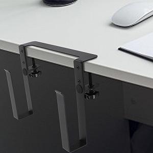 Підставка для ноутбука Алюмінієвий сплав з полицею для зберігання з охолоджуючим дизайном Чорний synthetic.ua - Фото 1