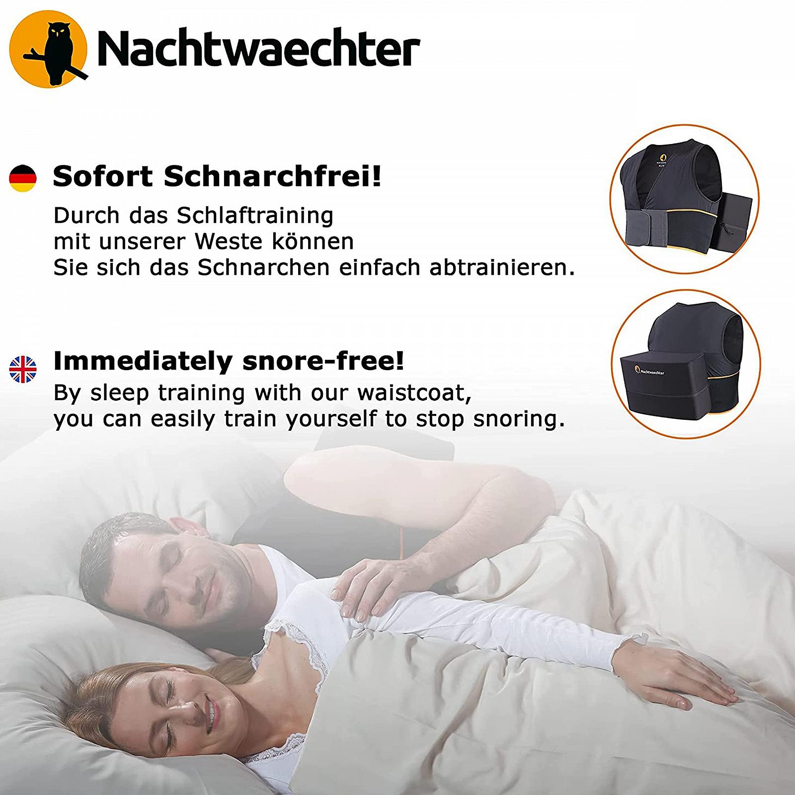 Жилет для сну Nachtwaechter Засіб проти хропіння Розмір L/XL, фото №2 Жилет для сну Nachtwaechter Засіб проти хропіння Розмір L/XL, фото №2