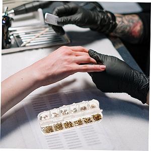 12 шт. Подвески для маникюра со стразами в форме бриллиантов AB Jelly Стразы Самоцветы Стеклянные стразы для ногтей Украшение для ногтей Стразы для ногтей с плоской задней частью synthetic.ua - Фото 1