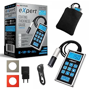 Толщиномер краски Blue Technology E-12-S-AL eXpert Черный/Серебряный - Фото 1