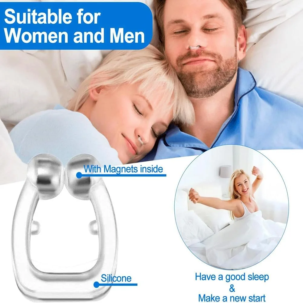 Роздільник для носа проти хропіння HSYTEK, 8 шт, багаторазового використання, магнітні, фото №4