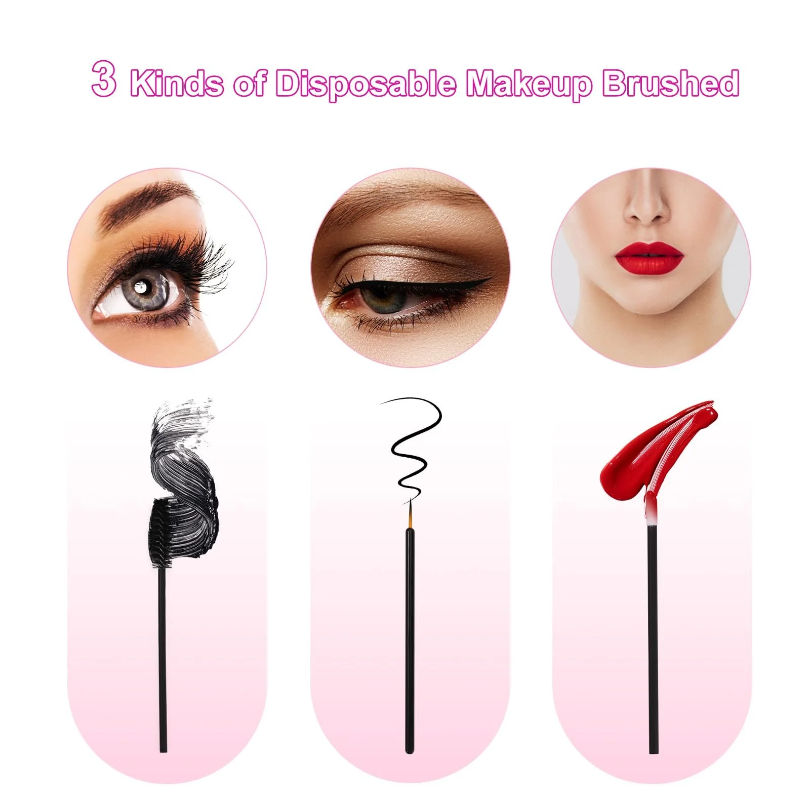 Набір аплікаторів Makeup Magic Wands пензлі, фото №5