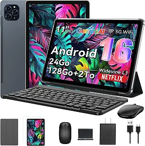 Планшет 11" Full HD TABWEE T90 8+16/128Gb 8 ядер Android 16 8000 mAh Сірий - Фото 1