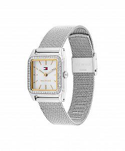 Женские часы Tommy Hilfiger Quartz Analogue Серебристый Нержавеющая сталь synthetic.ua - Фото 1
