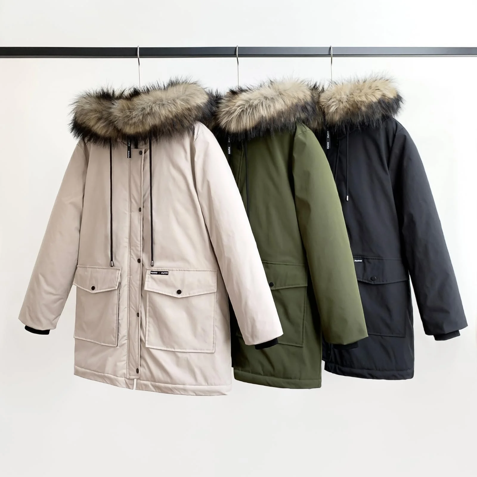 Женская зимняя парка PUFFIT Водонепроницаемое, фото №3