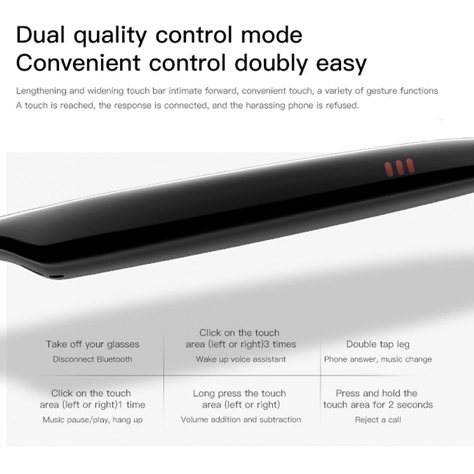 Розумні окуляри-перекладач Bluetooth, підтримка перекладу в реальному часі 160 мовами, фото №8