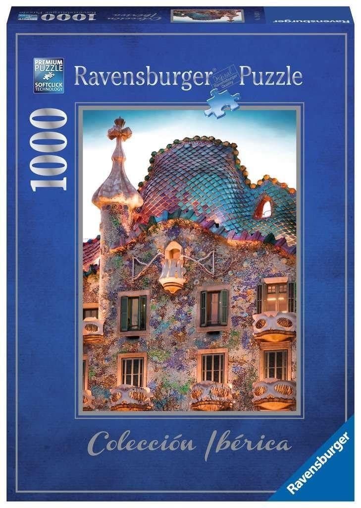 Пазл Ravensburger Casa Batlló Барселона 1000 элементов 70 x 50 см Новый дизайн, фото №1