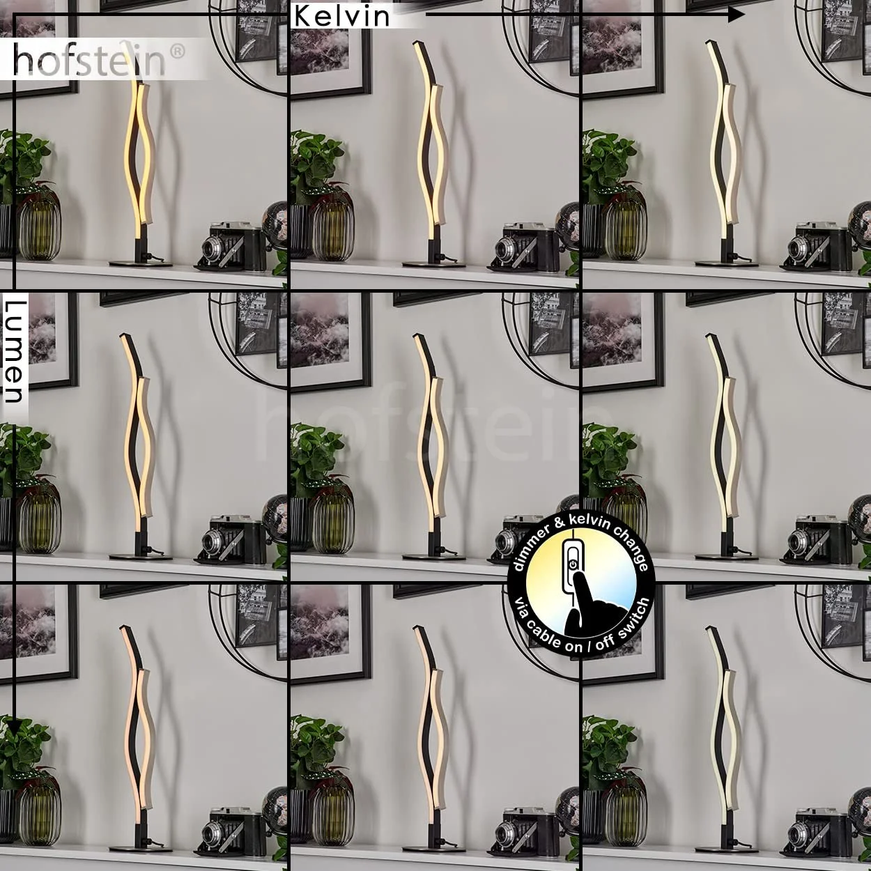 Настільна лампа Serlande LED Reading Lamp димована 8 Вт 900 Лм 2300-4000 К Чорний / Матовий алюміній / Білий, фото №3