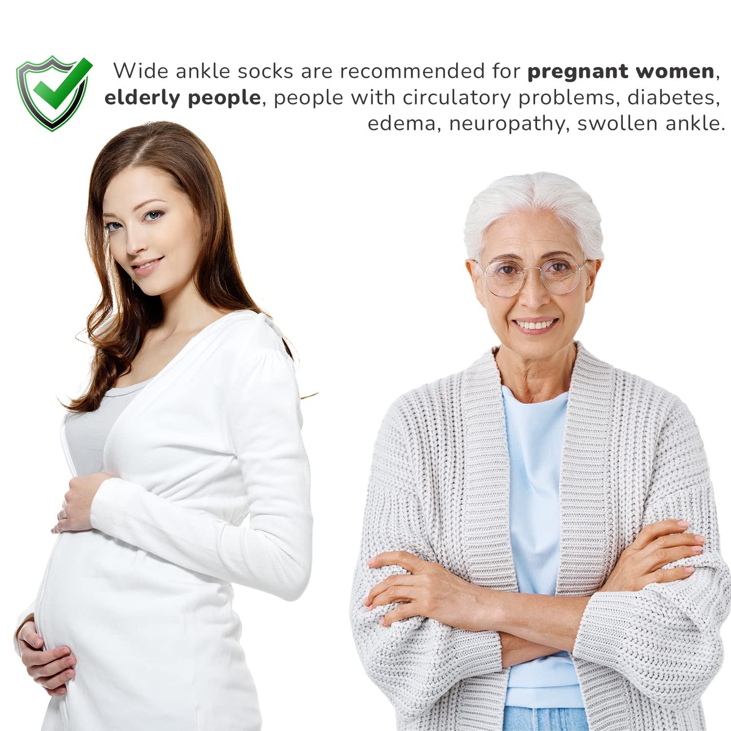 Носки Cosyfeel, 4 шт, для диабетиков, для женщин, сверхмягкие, из бамбукового материала, прочные, бесшовные, разноцветные узоры, 4, фото №8