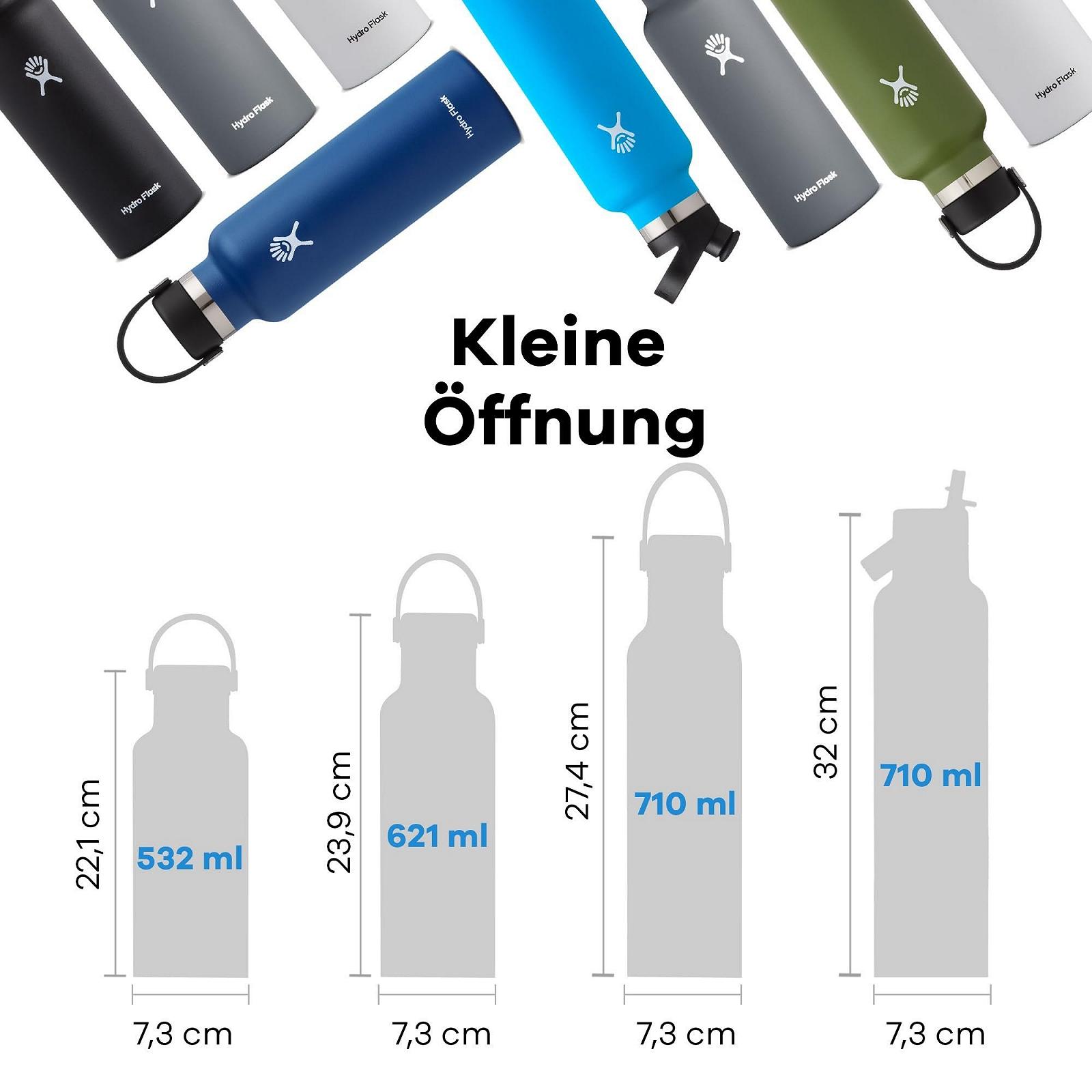 ТермопляшкаHydro Flask Standard Mouth Vacuum Insulated Stainless Steel Flex Straw Cap 621 мл (21 унція) Black, фото №3 ТермопляшкаHydro Flask Standard Mouth Vacuum Insulated Stainless Steel Flex Straw Cap 621 мл (21 унція) Black, фото №3