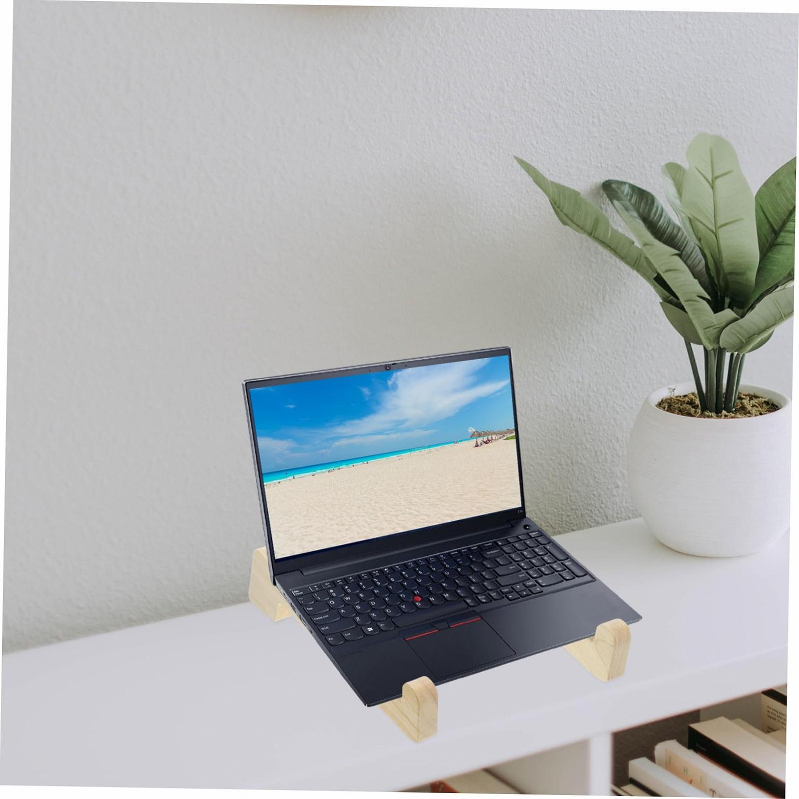 Подставка для ноутбука деревянная Tofficu, набор 2 шт, фото №9