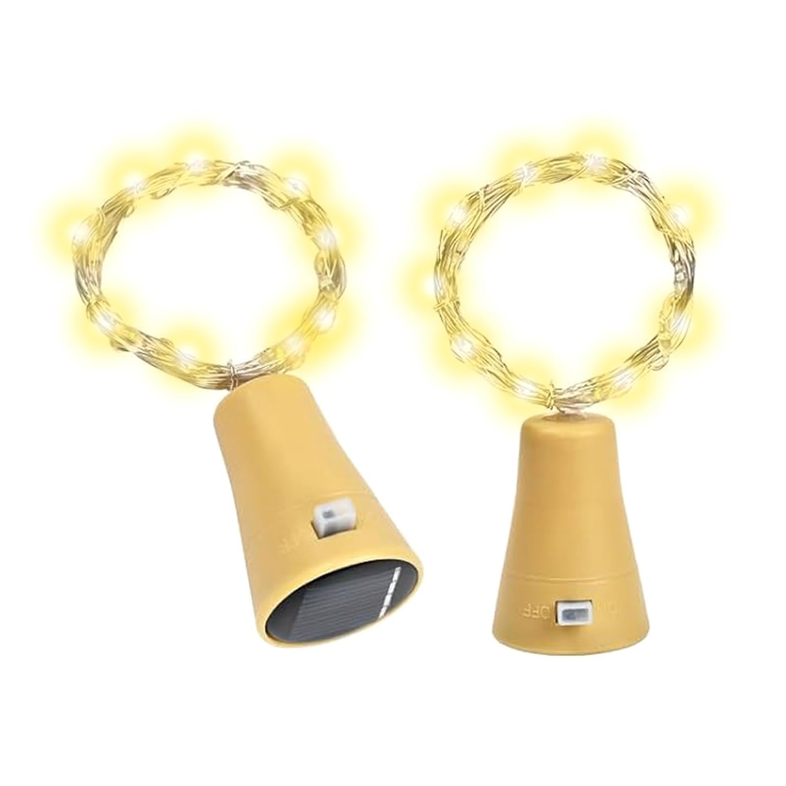 Гірлянда ENLACE Сонячна Для Пляшок 2 м 20 LED Теплий Білий, фото №1