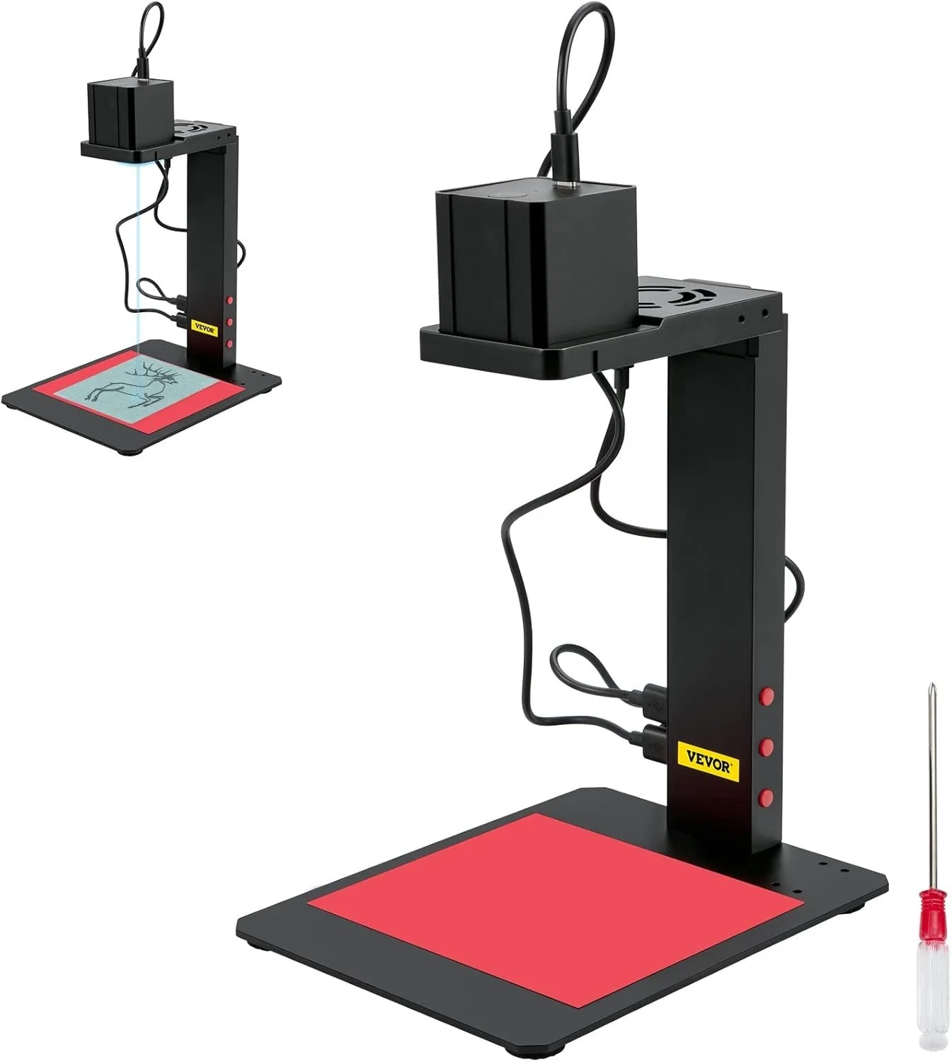 Міні-лазерний гравірувальний верстат VEVOR Type-C Bluetooth, фото №1