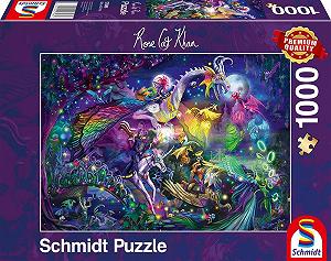 Пазл Schmidt Spiele Summer Night Circus 57586 Rose Cat Khan 1000 элементов - Фото 1